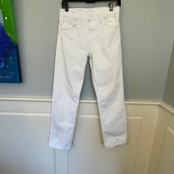 MOTHER Superior Smarty Pants Skimp Jeans High Rise Totally Innocent size 28 - Picture 3 of 16